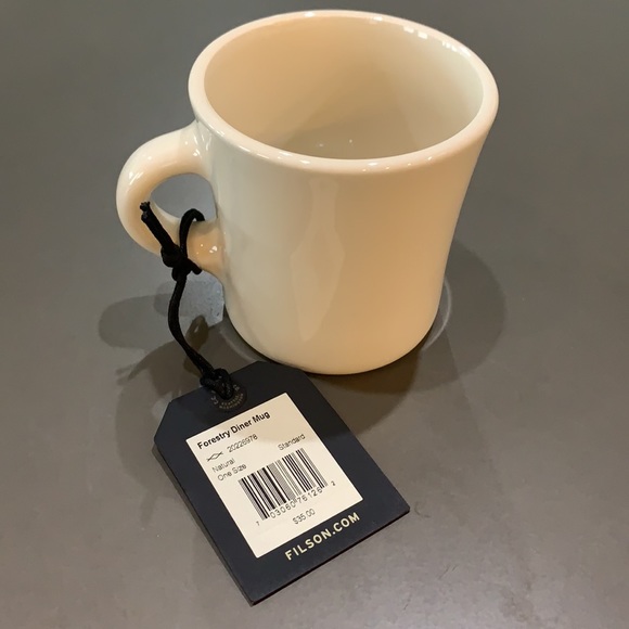 Filson Forestry Diner Mug Natural, Made in USA, coffee mug - Picture 2 of 4